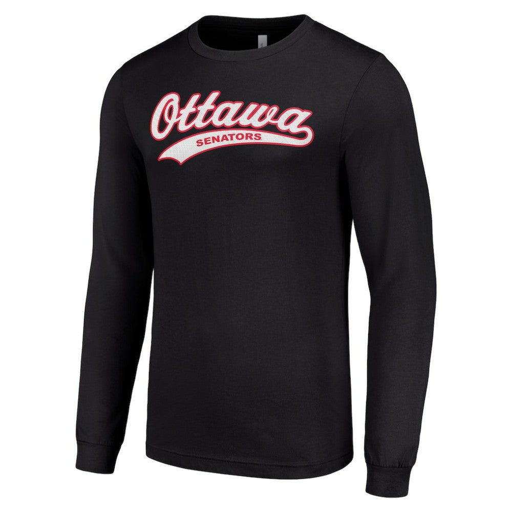 NHL Ottawa Senators Starter Tailsweep T-Shirt - Black