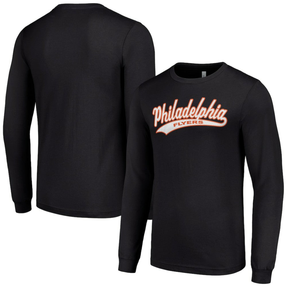 NHL Philadelphia Flyers Starter Tailsweep T-Shirt - Black