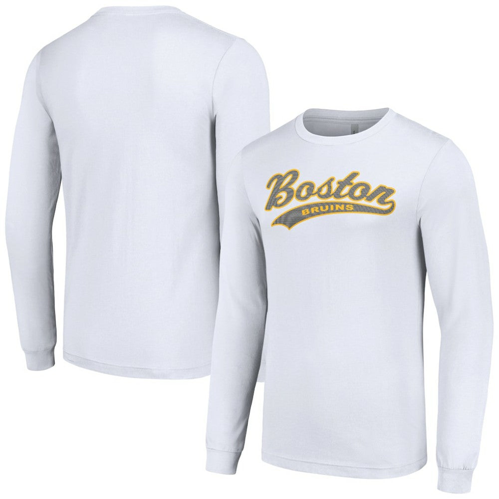NHL Boston Bruins Starter Tailsweep T-Shirt - White