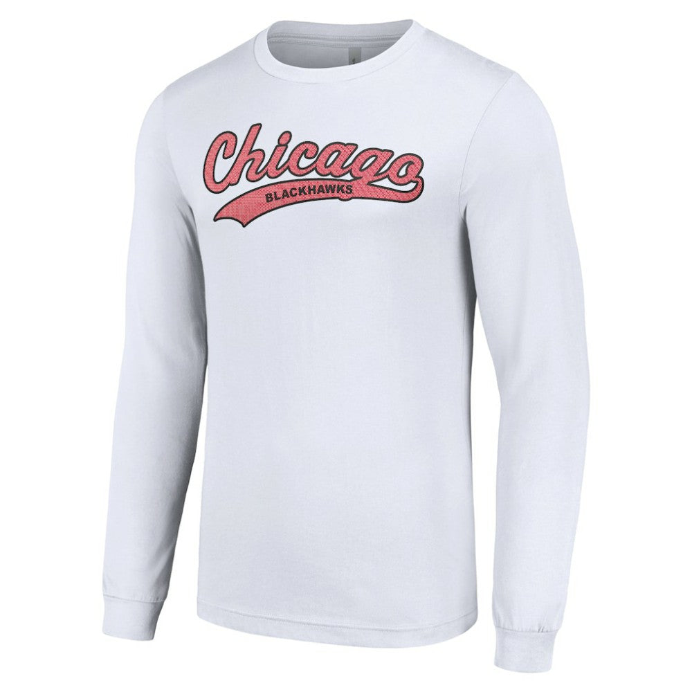 NHL Chicago Blackhawks Starter Tailsweep T-Shirt - White