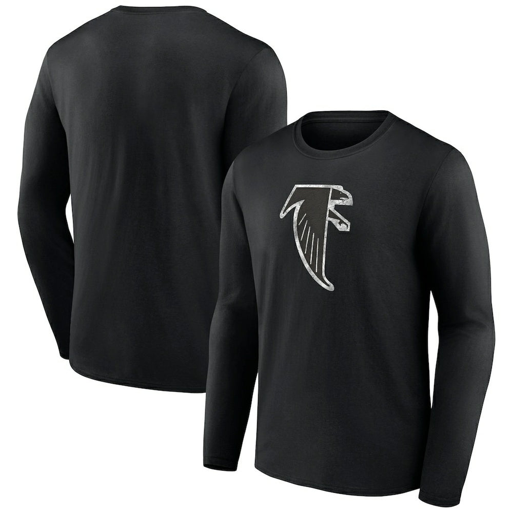 Atlanta Falcons Throwback Long Sleeve T-Shirt Black