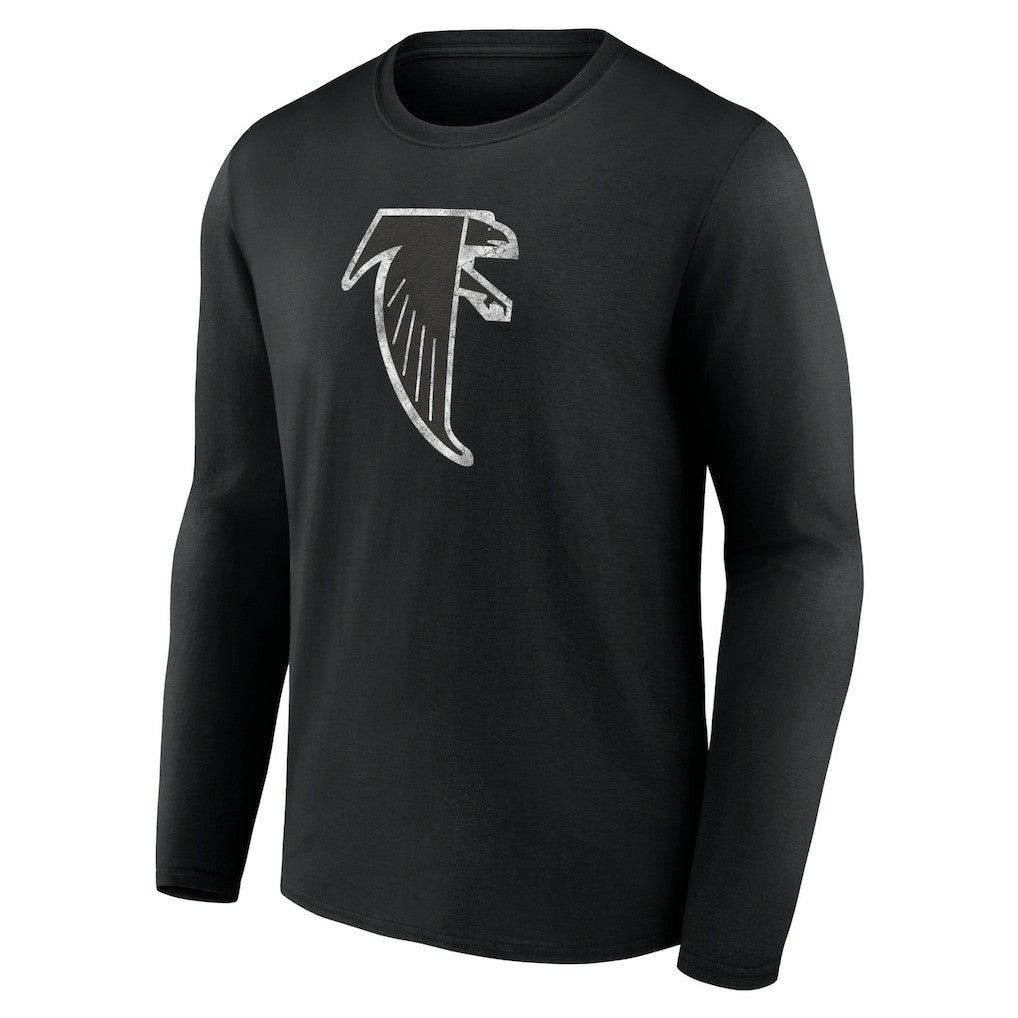 Atlanta Falcons Throwback Long Sleeve T-Shirt Black