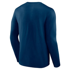 Chicago Bears Throwback Long Sleeve T-Shirt Navy