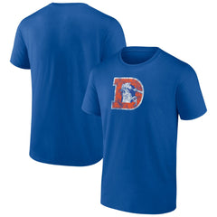 Denver Broncos Throwback T-Shirt Royal