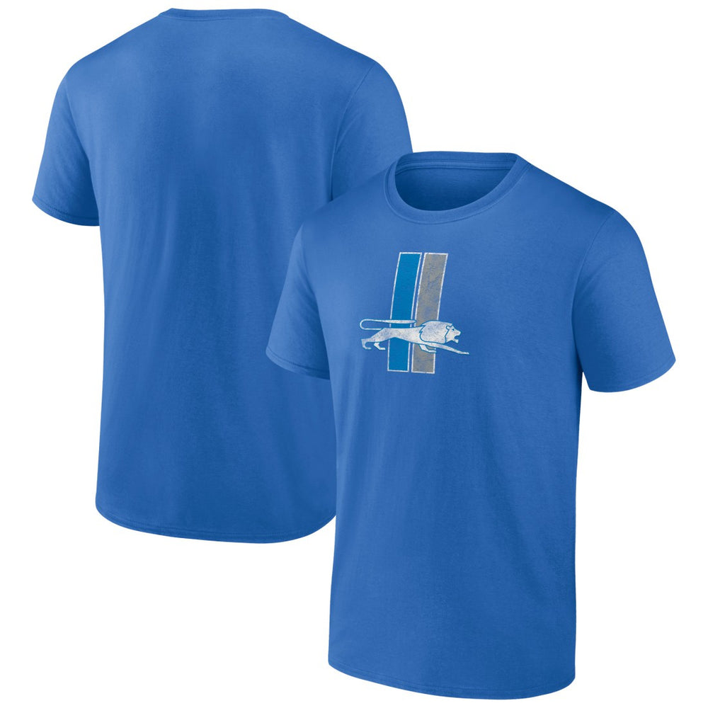 Detroit Lions Throwback T-Shirt Blue