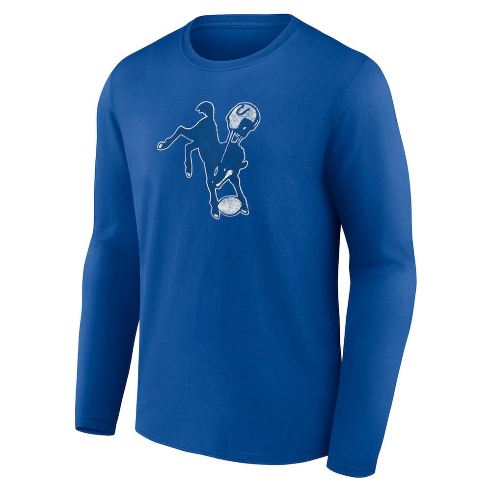 Indianapolis Colts Throwback Long Sleeve T-Shirt Royal