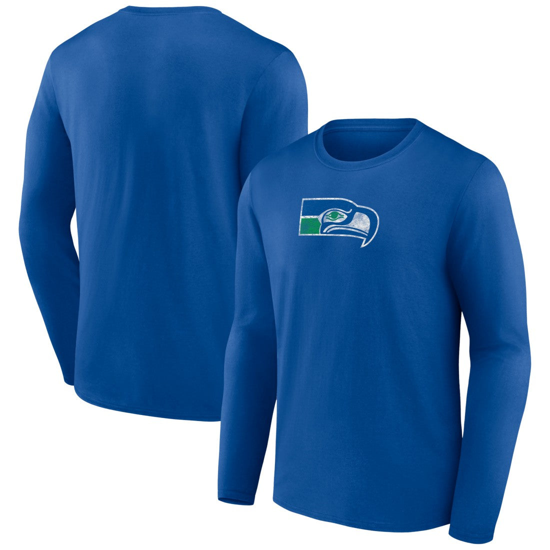 Seattle Seahawks Throwback Long Sleeve T-Shirt Royal