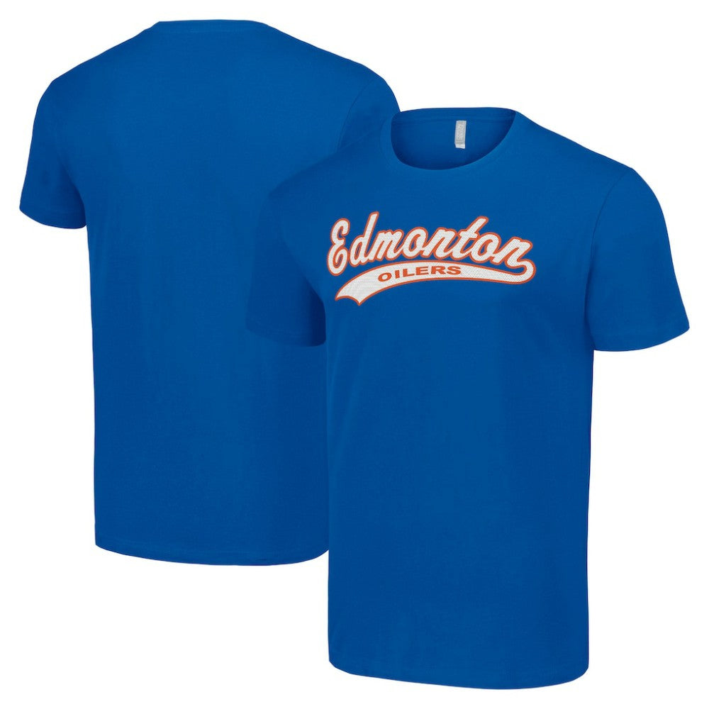 NHL Edmonton Oilers Starter Tailsweep T-Shirt - Royal