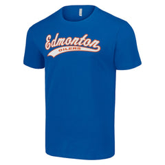 NHL Edmonton Oilers Starter Tailsweep T-Shirt - Royal