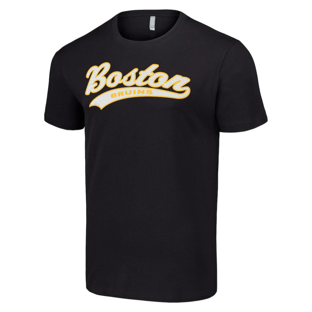 NHL Boston Bruins Starter Tailsweep T-Shirt - Black