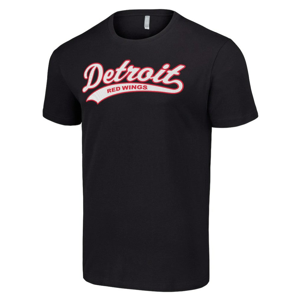 NHL Detroit Red Wings Starter Tailsweep T-Shirt - Black