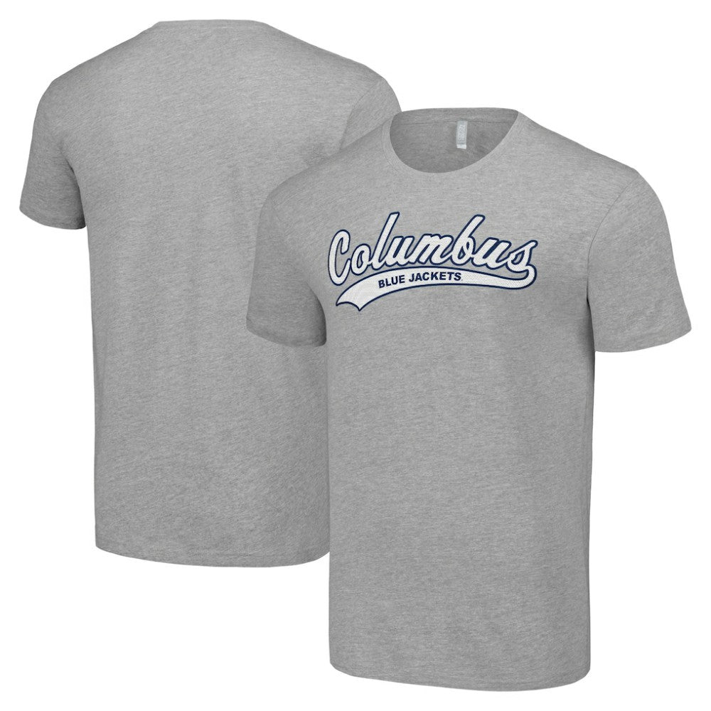 NHL Columbus Blue Jackets Starter Tailsweep T-Shirt - Heather Gray