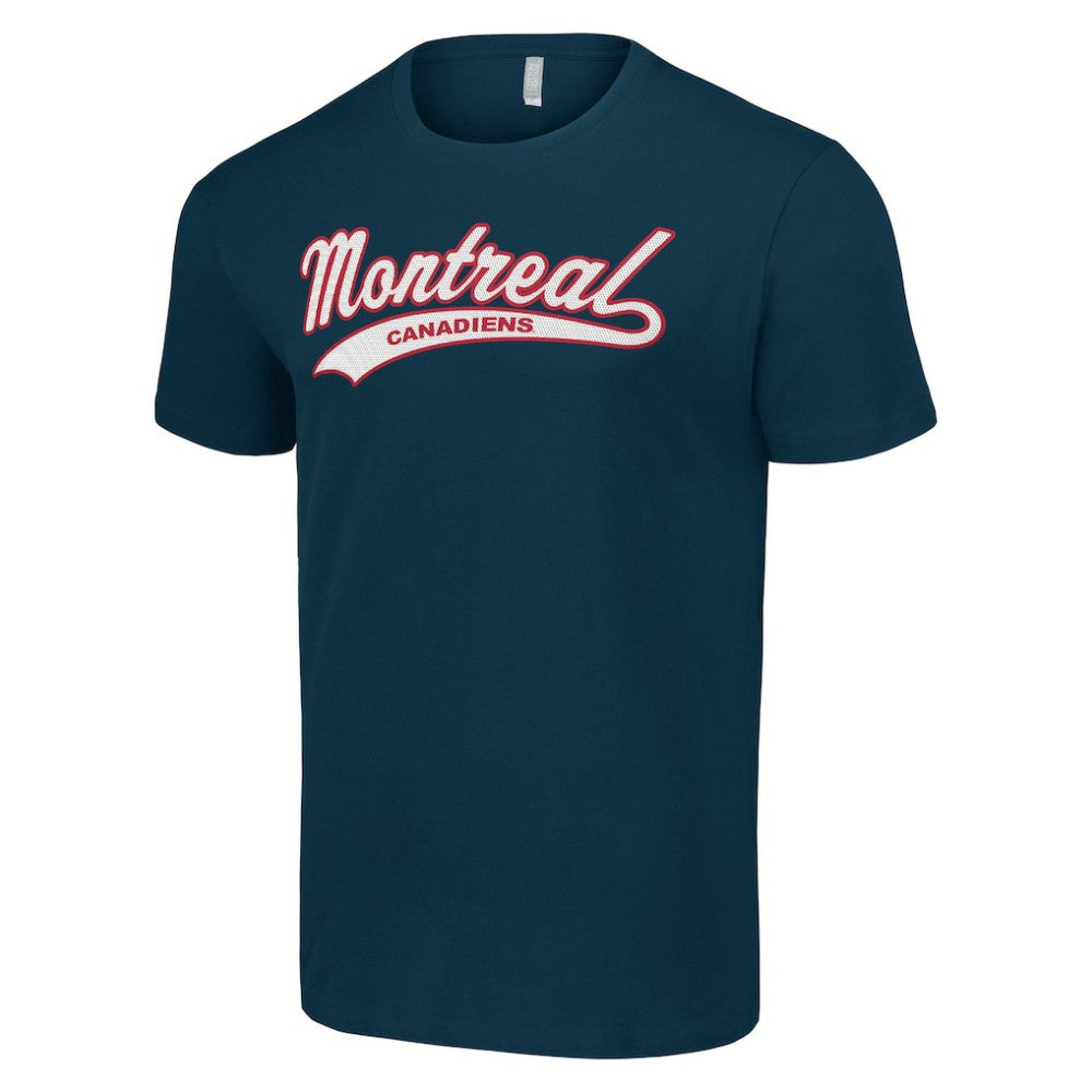 NHL Montreal Canadiens Starter Tailsweep T-Shirt - Navy