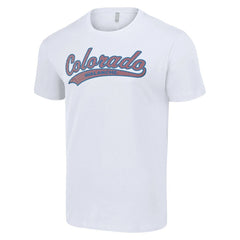 NHL Colorado Avalanche Starter Tailsweep T-Shirt - White