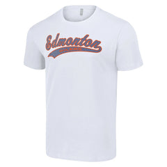 NHL Edmonton Oilers Starter Tailsweep T-Shirt - White