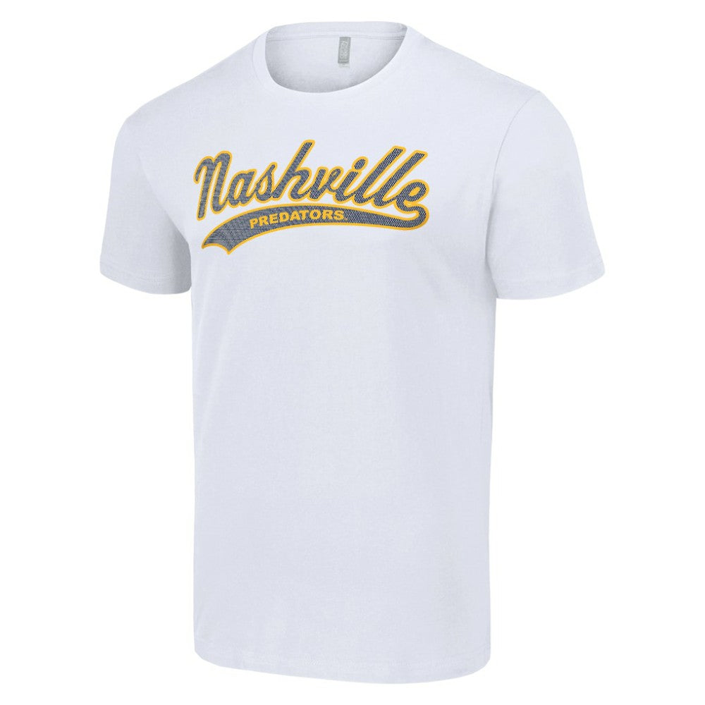 NHL Nashville Predators Starter Tailsweep T-Shirt - White