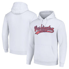 NHL Washington Capitals Starter Tailsweep Fleece Tri-Blend Pullover Hoodie - White