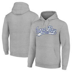 NHL Tampa Bay Lightning Starter Tailsweep Fleece Tri-Blend Pullover Hoodie - Heather Gray