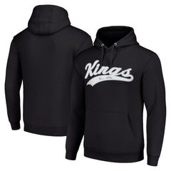 NHL Los Angeles Kings Starter Tailsweep Fleece Tri-Blend Pullover Hoodie - Black