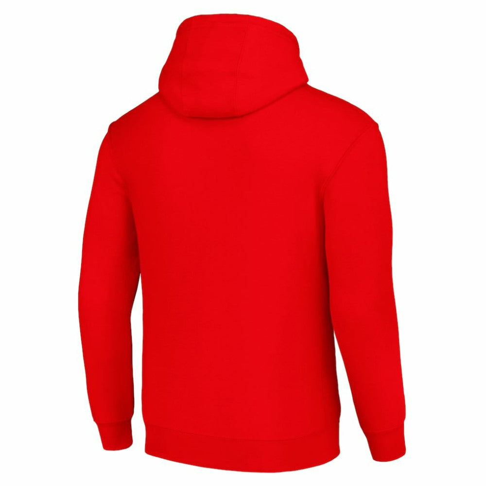 NHL Montreal Canadiens Starter Tailsweep Fleece Tri-Blend Pullover Hoodie - Red