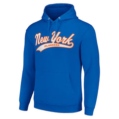 NHL New York Islanders Starter Tailsweep Fleece Tri-Blend Pullover Hoodie - Royal