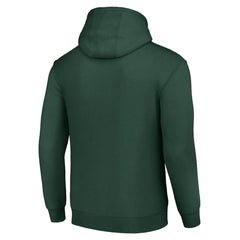 NHL Minnesota Wild Starter Tailsweep Fleece Tri-Blend Pullover Hoodie - Green