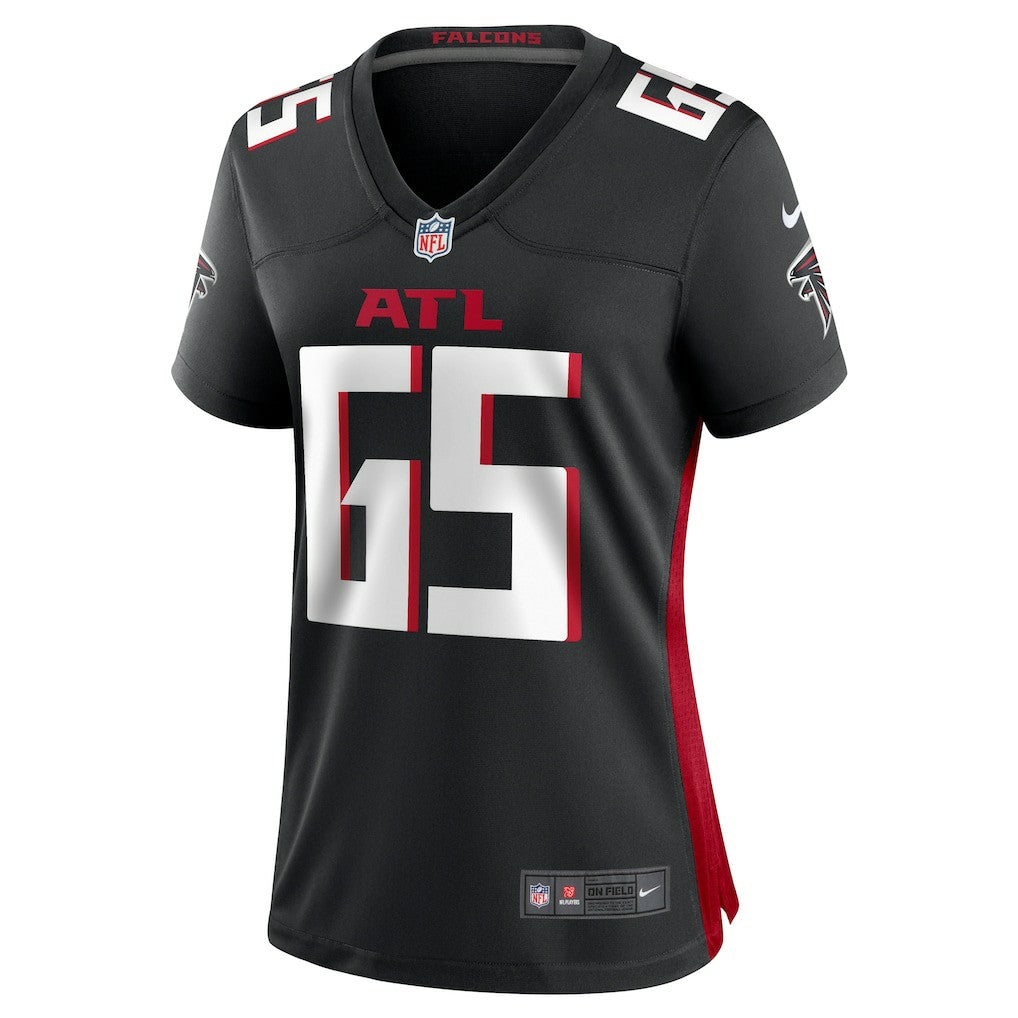 Matthew Bergeron Atlanta Falcons Women's Team Game Jersey Black