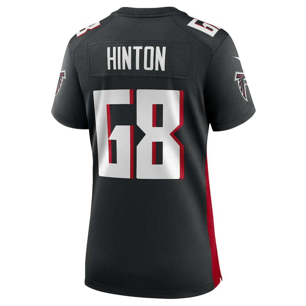 Kyle Hinton Atlanta Falcons Women's Team Game Jersey Black