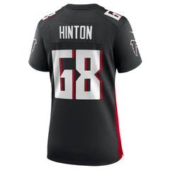 Kyle Hinton Atlanta Falcons Women's Team Game Jersey Black