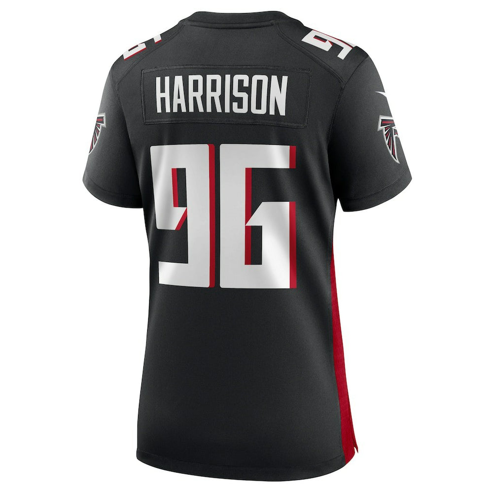 Zach Harrison Atlanta Falcons Women's Team Game Jersey Black
