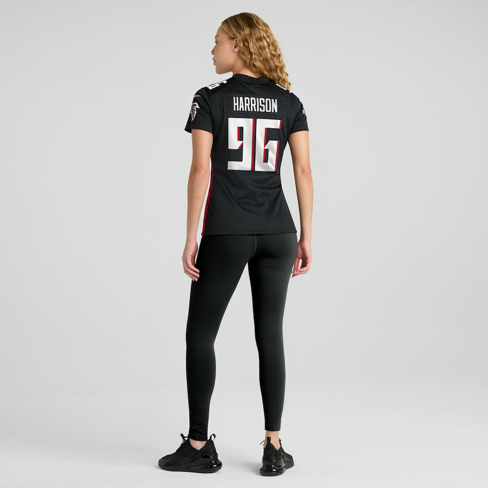 Zach Harrison Atlanta Falcons Women's Team Game Jersey Black