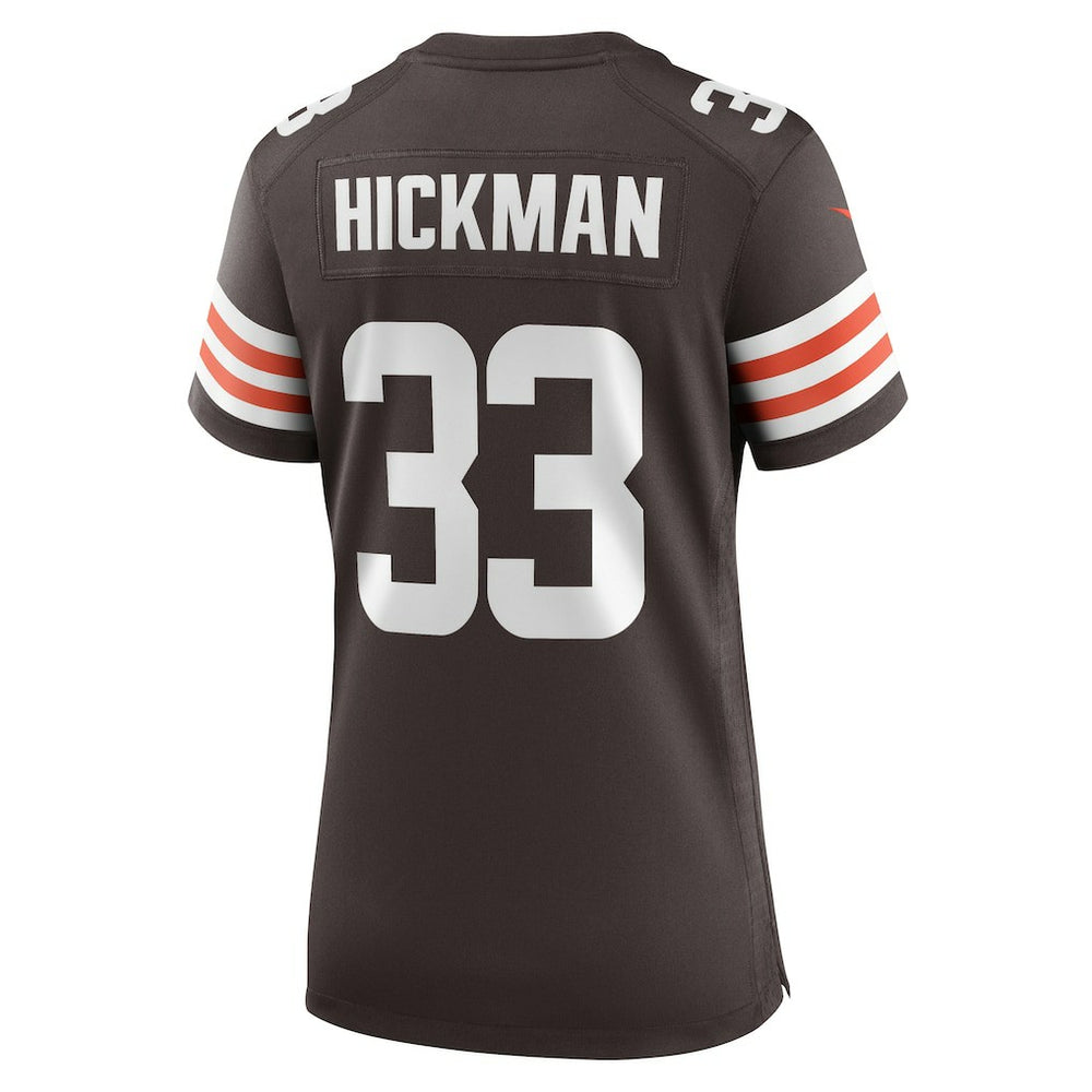 Ronnie Hickman Cleveland Browns Women's Team Game Jersey Brown