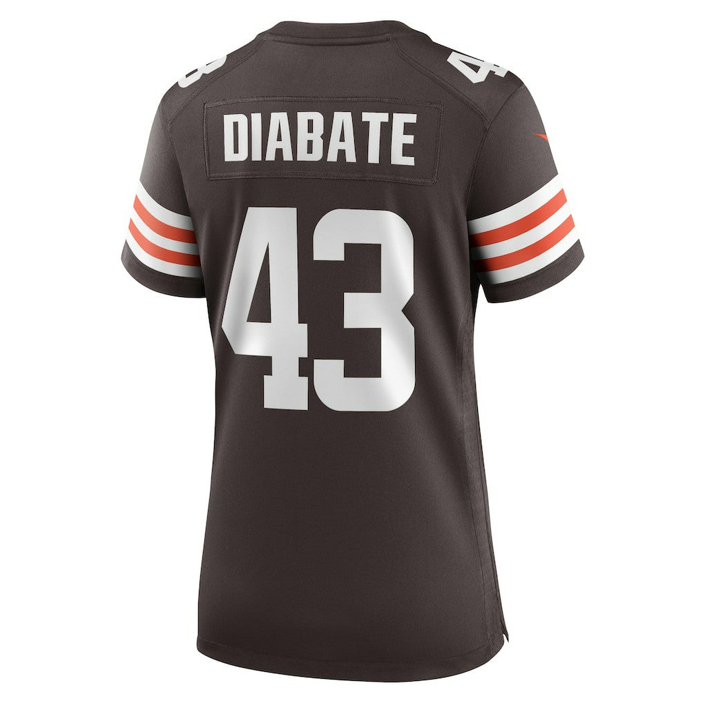 Mohamoud Diabate Cleveland Browns Women's Team Game Jersey Brown