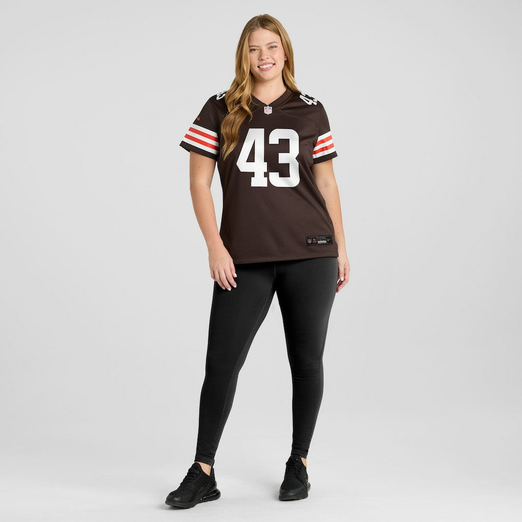 Mohamoud Diabate Cleveland Browns Women's Team Game Jersey Brown