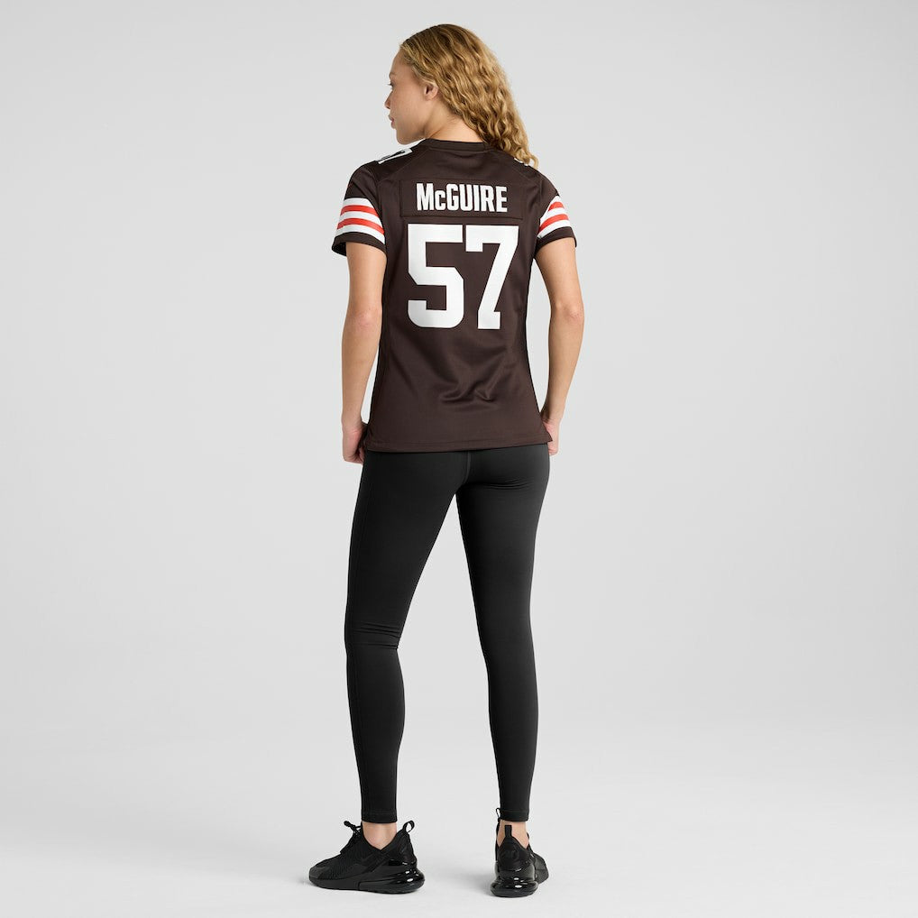 Isaiah McGuire Cleveland Browns Women's Team Game Jersey Brown
