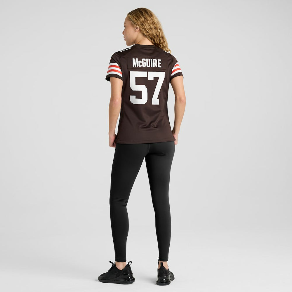 Isaiah McGuire Cleveland Browns Women's Team Game Jersey Brown