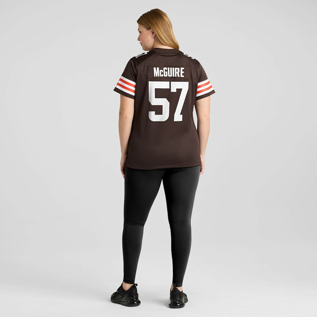 Isaiah McGuire Cleveland Browns Women's Team Game Jersey Brown