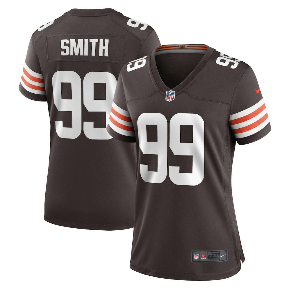 Za'Darius Smith Cleveland Browns Women's Team Game Jersey Brown