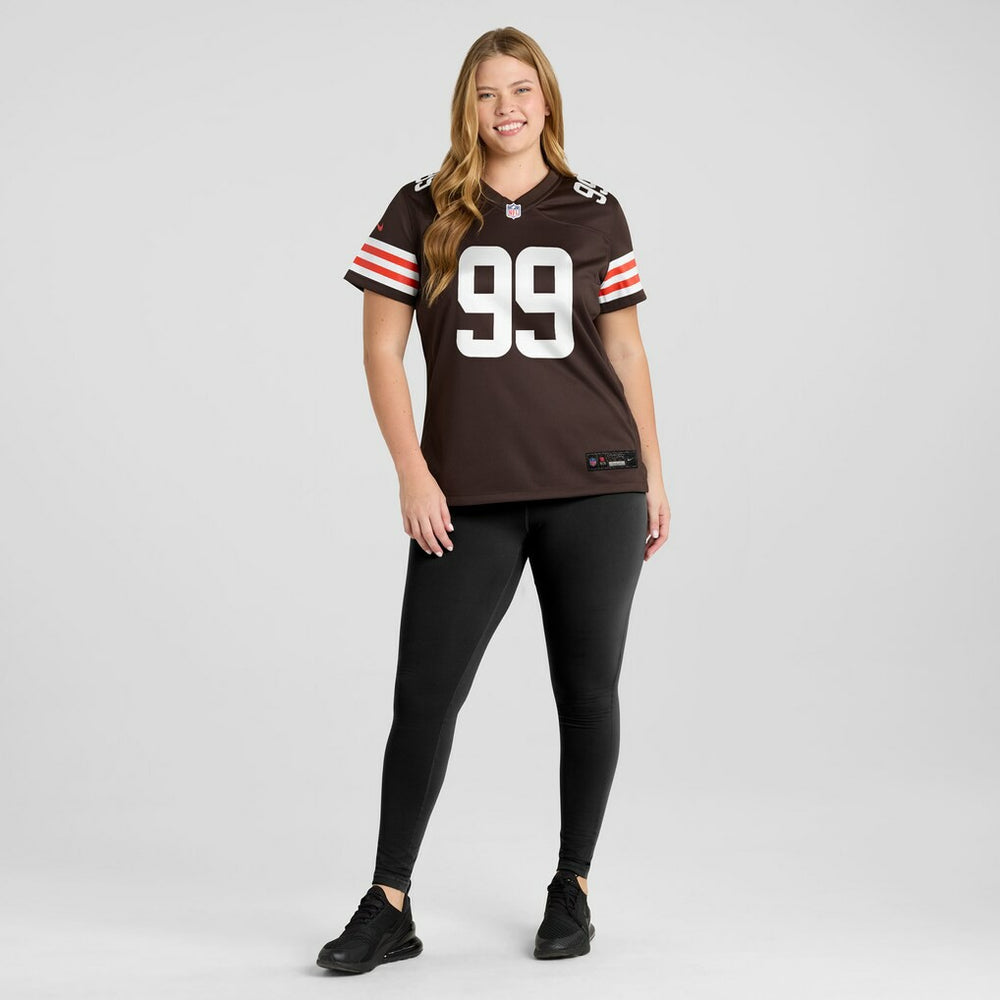 Za'Darius Smith Cleveland Browns Women's Team Game Jersey Brown