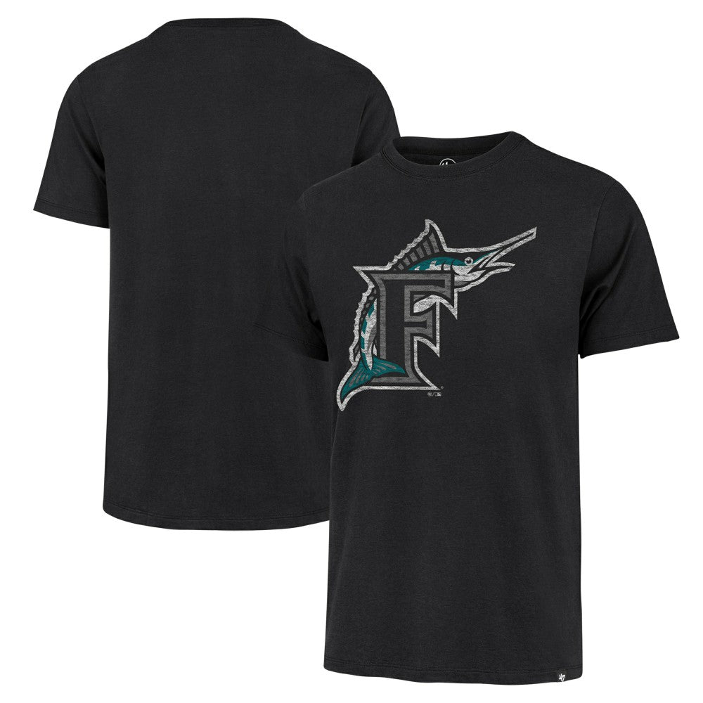 Miami Marlins '47 Premier Franklin T-Shirt - Black T-shirts