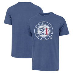 Joel Embiid Philadelphia 76ers '47 Player Logo Vintage T-Shirt Royal