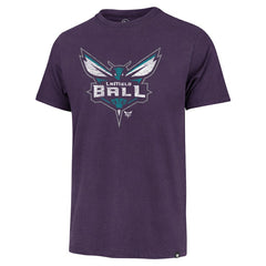 LaMelo Ball Charlotte Hornets '47 Player Logo Vintage T-Shirt Purple