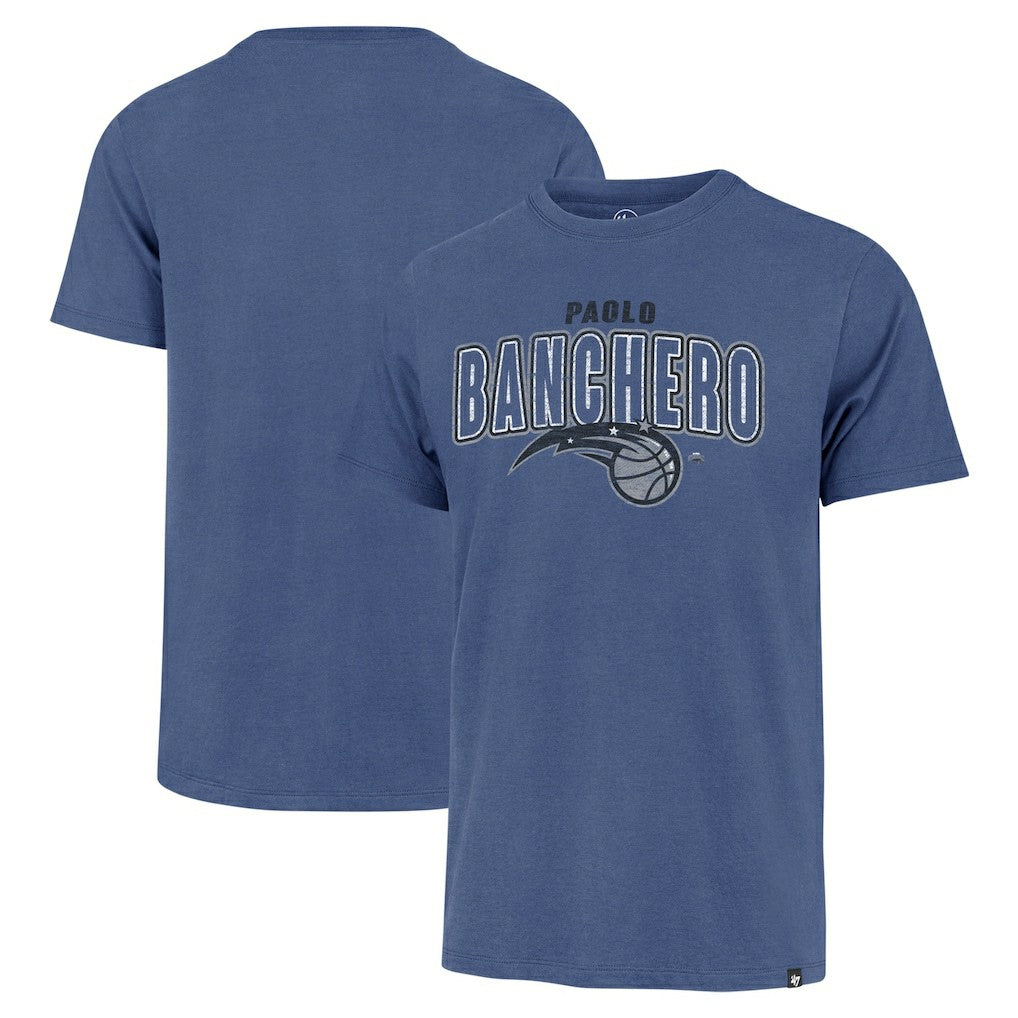 Paolo Banchero Orlando Magic '47 Player Logo Vintage T-Shirt Blue