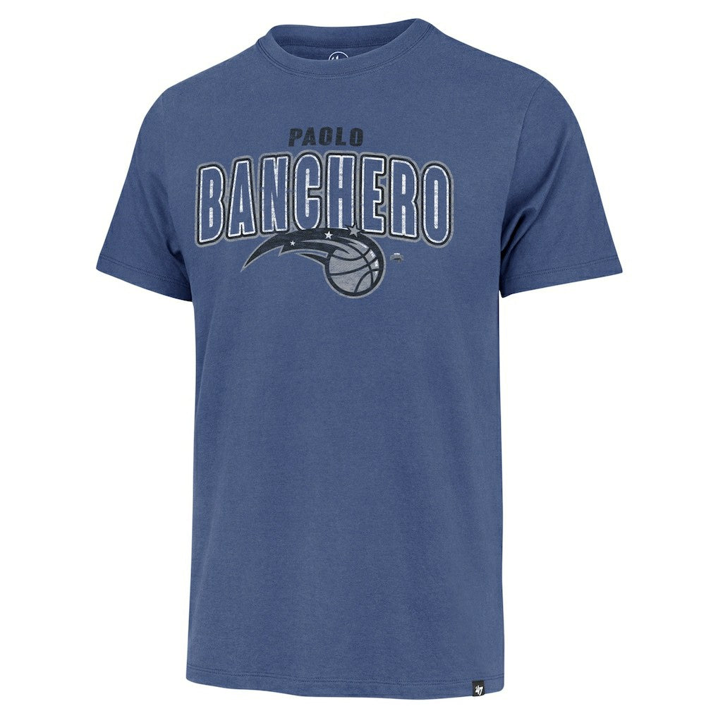Paolo Banchero Orlando Magic '47 Player Logo Vintage T-Shirt Blue