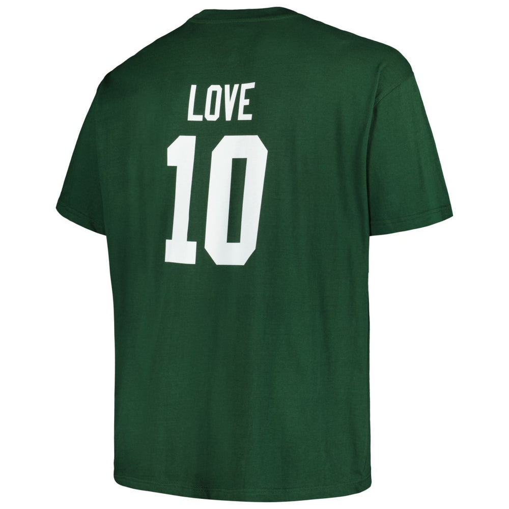 Jordan Love Green Bay Packers Big & Tall Player Name & Number T-Shirt Green