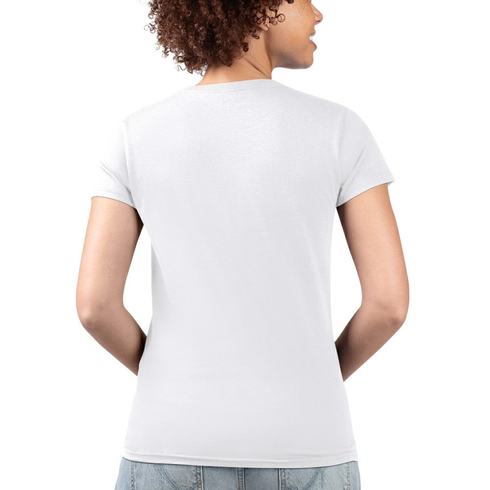 Seattle Mariners G-III 4Her by Carl Banks Women's Super-Slim Fit Lightweight City Graphic V-Neck T-Shirt - White T-shirts