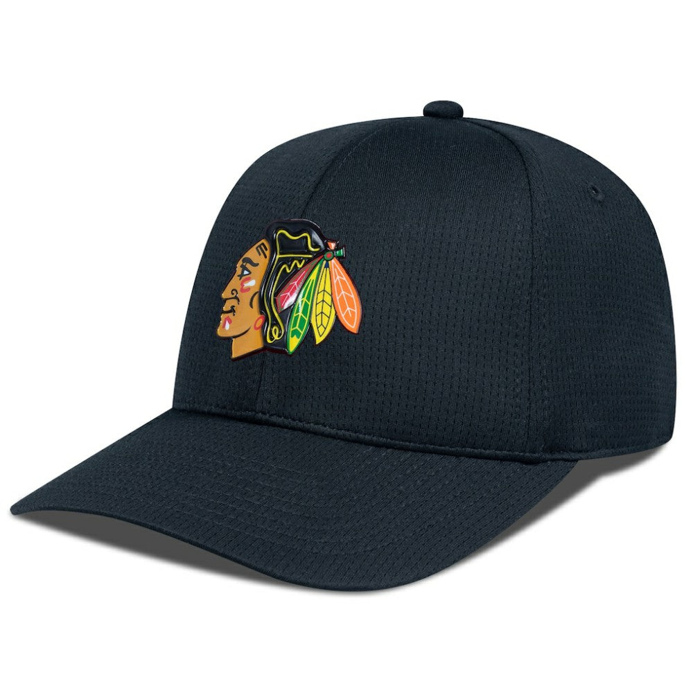 NHL Chicago Blackhawks Levelwear Zephyr Adjustable Hat - Black
