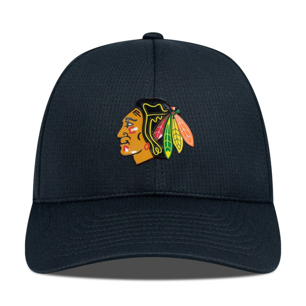 NHL Chicago Blackhawks Levelwear Zephyr Adjustable Hat - Black