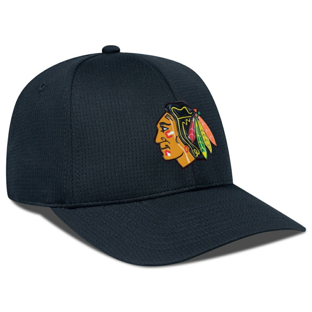 NHL Chicago Blackhawks Levelwear Zephyr Adjustable Hat - Black
