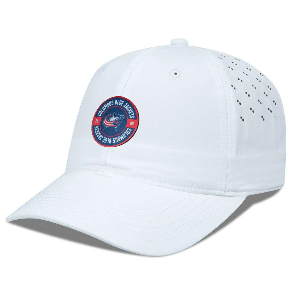 NHL Columbus Blue Jackets Levelwear Women's Haven Adjustable Hat - White